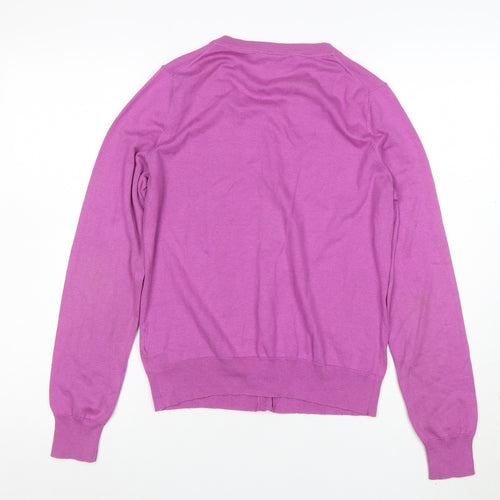 Banana Republic Women's Pink Silk Blend Cardigan Jumper M