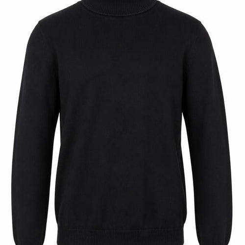 Madcap England Men's Black XS Roll Neck Cotton Jumper