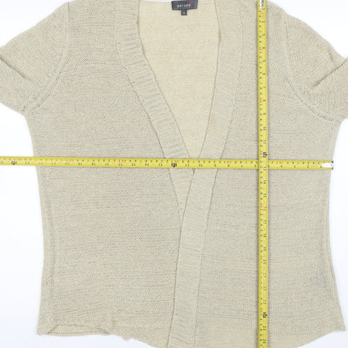 Marks and Spencer Per Una Women's Beige Size 18 Knit Cardigan