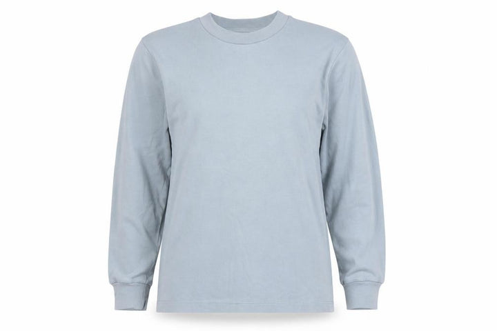 Uniqlo Women Blue Cotton Pullover Sweatshirt M Relaxed Fit