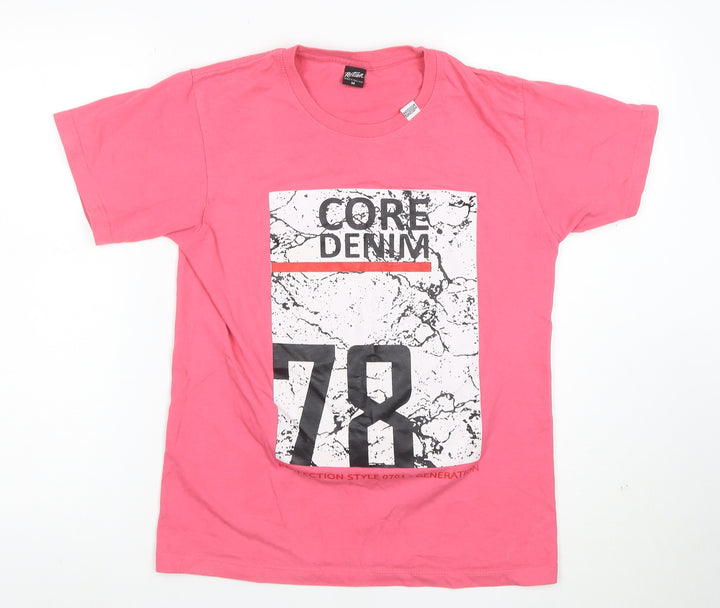 Action Women’s Pink Graphic Core Denim 78 T-Shirt M