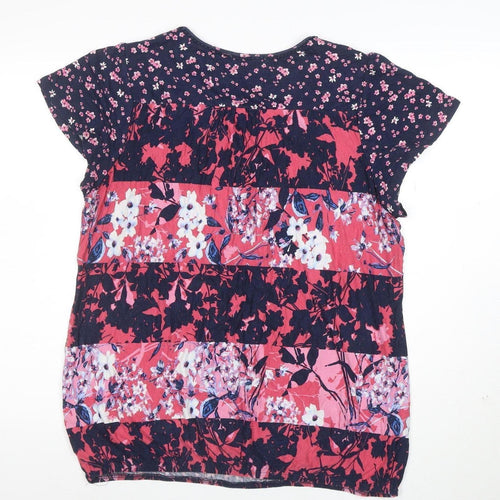 Marks and Spencer Per Una Women's Multicoloured Floral Tunic Blouse Size 18