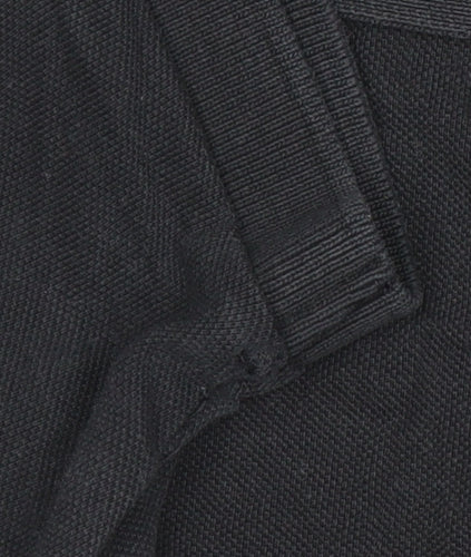 GANT Men's Black Cotton Polo Shirt Size M Short Sleeve Classic Fit