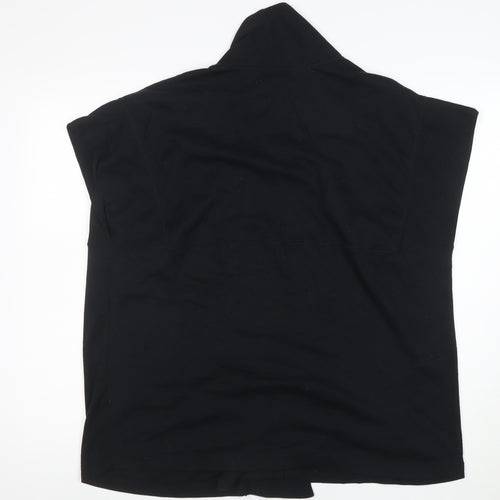 Marks & Spencer Women's Black Size 16 Sleeveless Cardigan Knit