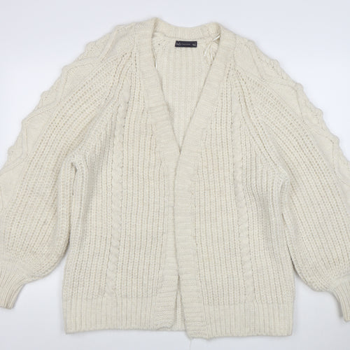 Marks and Spencer Women’s Ivory Chunky-Knit Cardigan M