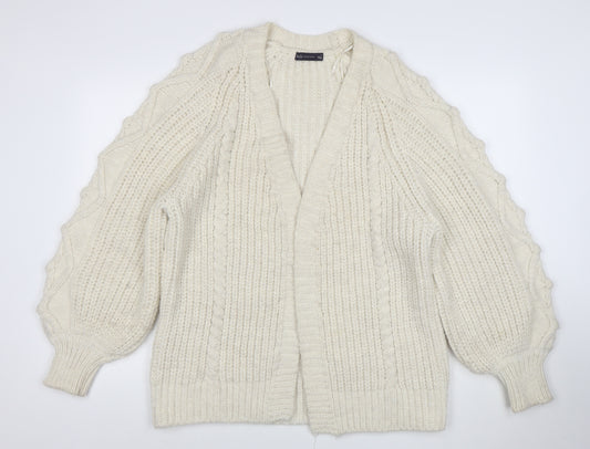 Marks and Spencer Women’s Ivory Chunky-Knit Cardigan M