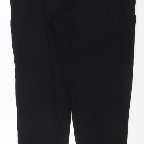 Next Women’s Black Petite Size 12 Jogger Style Trousers Lyocell Blend