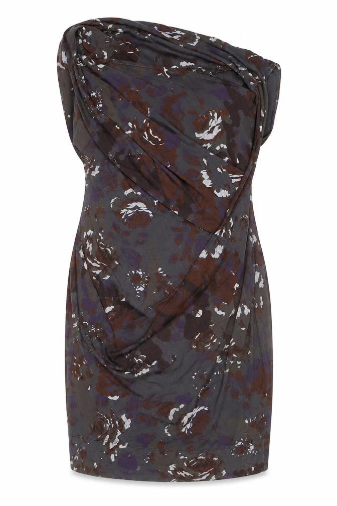 Diesel Womens Multicoloured Floral Cotton Bodycon Dress M