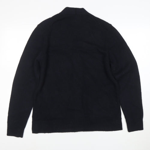 Marks and Spencer Men’s Black Lambswool Blend Cardigan M