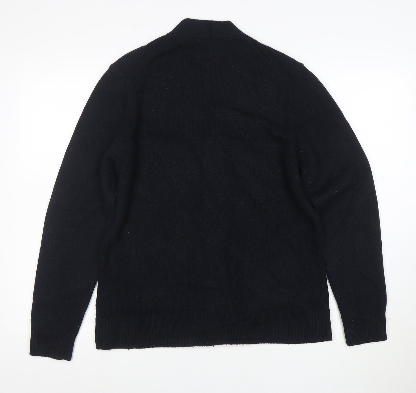 Marks and Spencer Men’s Black Lambswool Blend Cardigan M