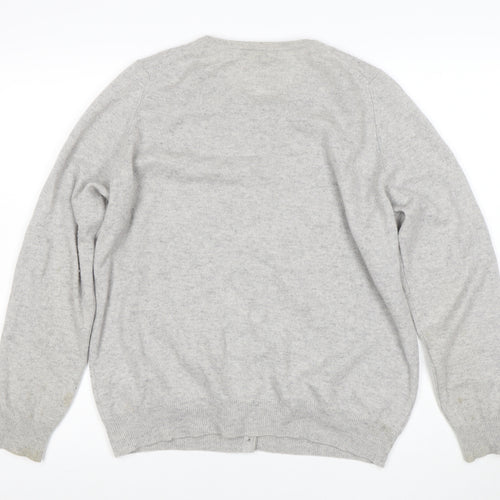 Marks and Spencer Women’s Grey 100% Cashmere Cardigan Size 18