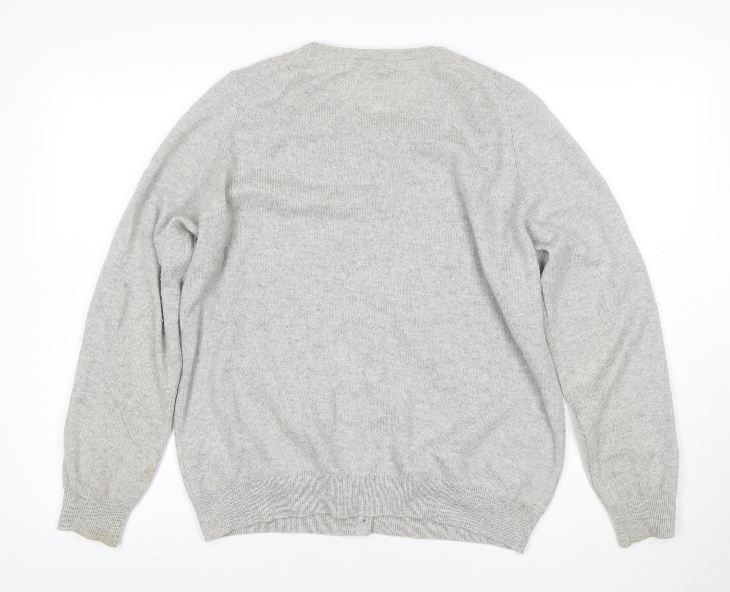 Marks and Spencer Women’s Grey 100% Cashmere Cardigan Size 18