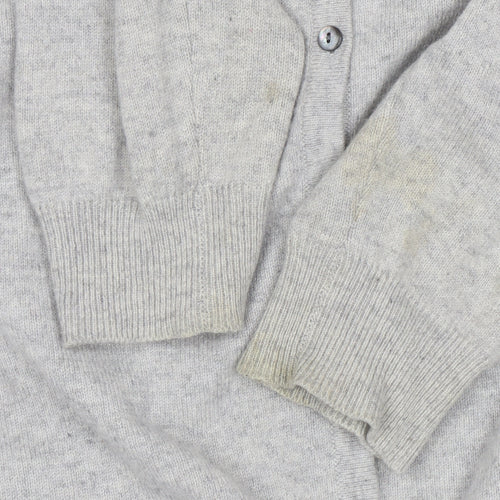 Marks and Spencer Women’s Grey 100% Cashmere Cardigan Size 18