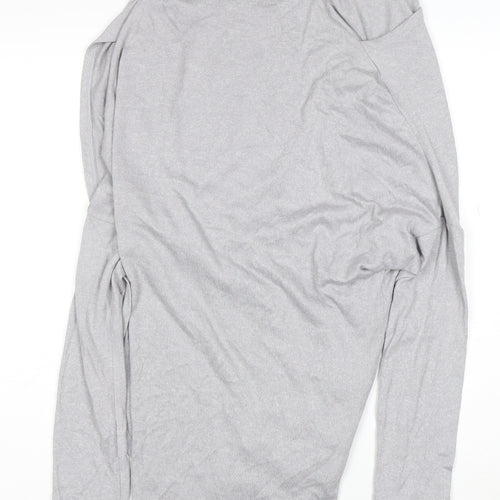 Apricot Women’s Grey Cowl Neck Long Sleeve Blouse XS