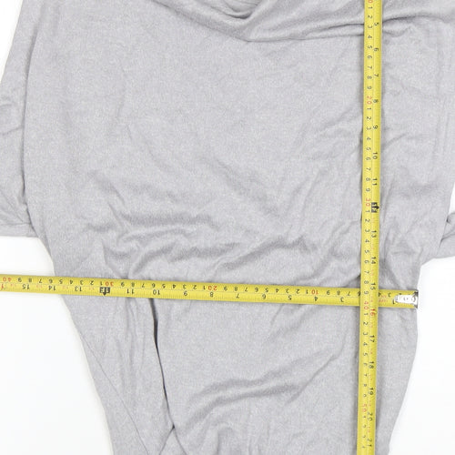 Apricot Women’s Grey Cowl Neck Long Sleeve Blouse XS