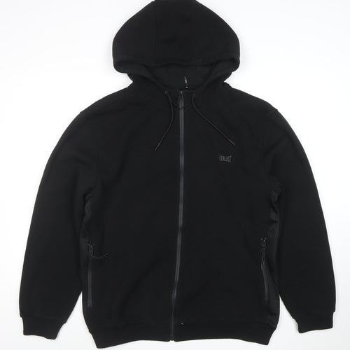 Everlast Men's Black Full Zip Hoodie XL Sports Fleece