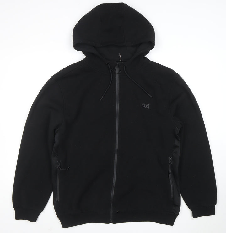 Everlast Men's Black Full Zip Hoodie XL Sports Fleece