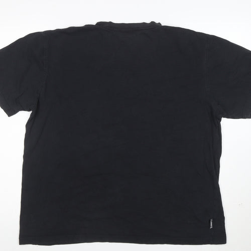 Guinness Men's Black Graphic Beer Logo Cotton T-Shirt Size L