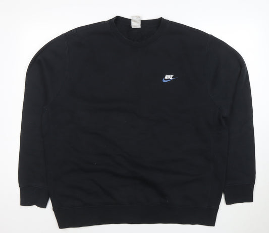 Nike Men's Black XL Pullover Crew Neck Sweatshirt