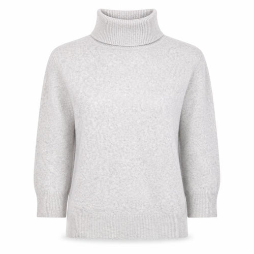 New Look Women’s Grey Roll Neck Long Sleeve Knit Jumper Size M