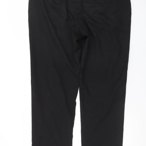 Marks and Spencer Men’s Black Regular Fit Chino Trousers 36W 31L