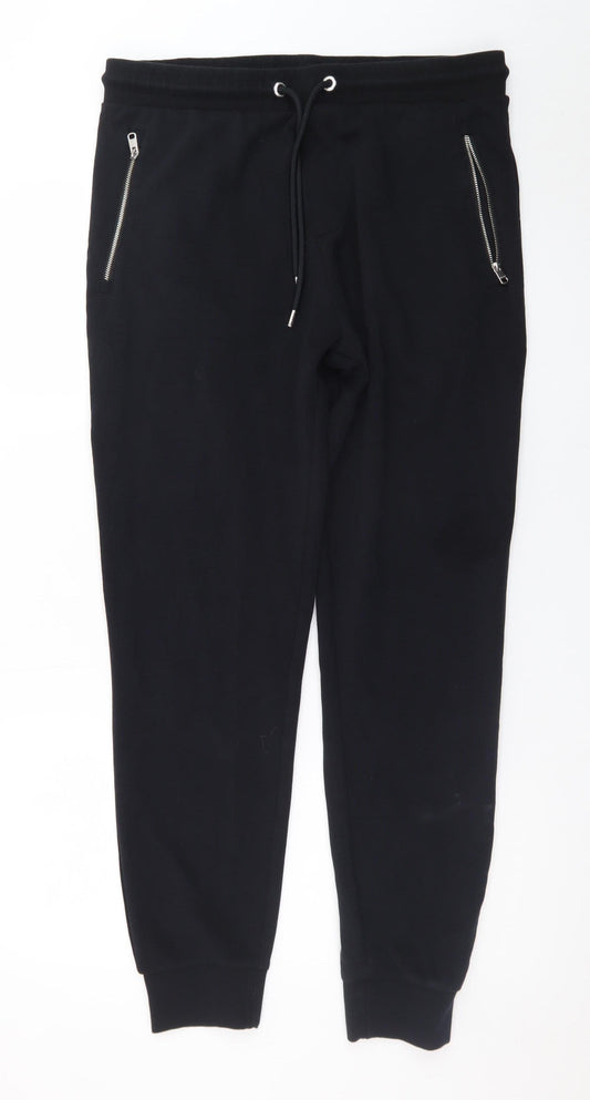 Marks and Spencer Men’s Black Jogger Trousers Medium