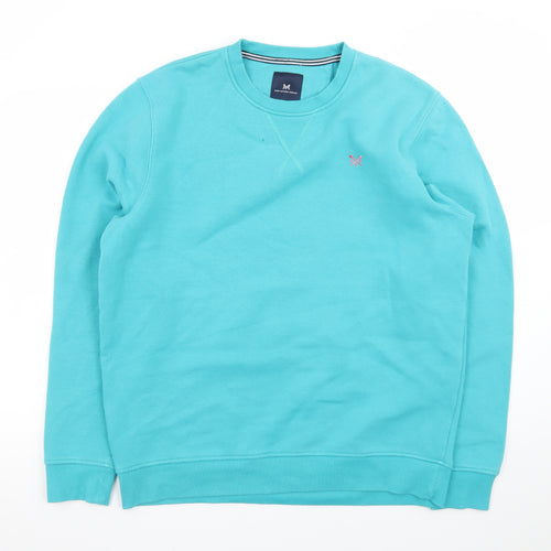 Crew Clothing Company Men's Blue L Pullover Sweatshirt