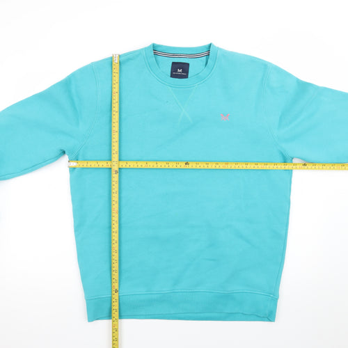 Crew Clothing Company Men's Blue L Pullover Sweatshirt