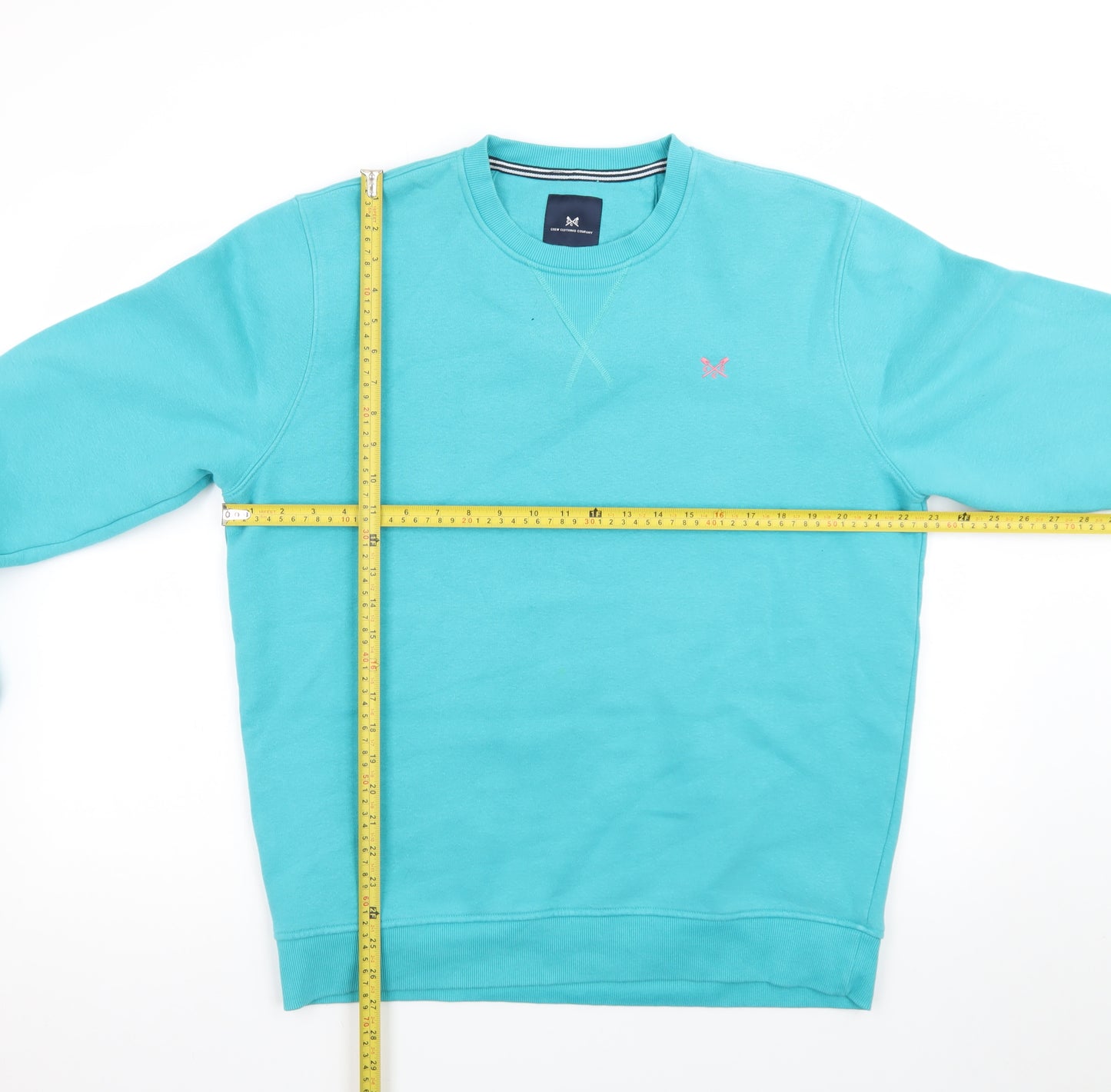 Crew Clothing Company Men's Blue L Pullover Sweatshirt