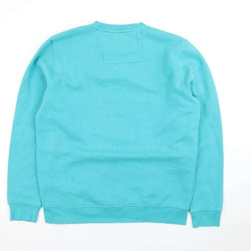 Crew Clothing Company Men's Blue L Pullover Sweatshirt