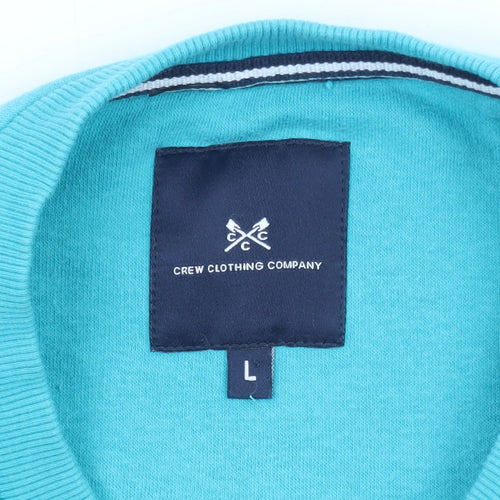 Crew Clothing Company Men's Blue L Pullover Sweatshirt