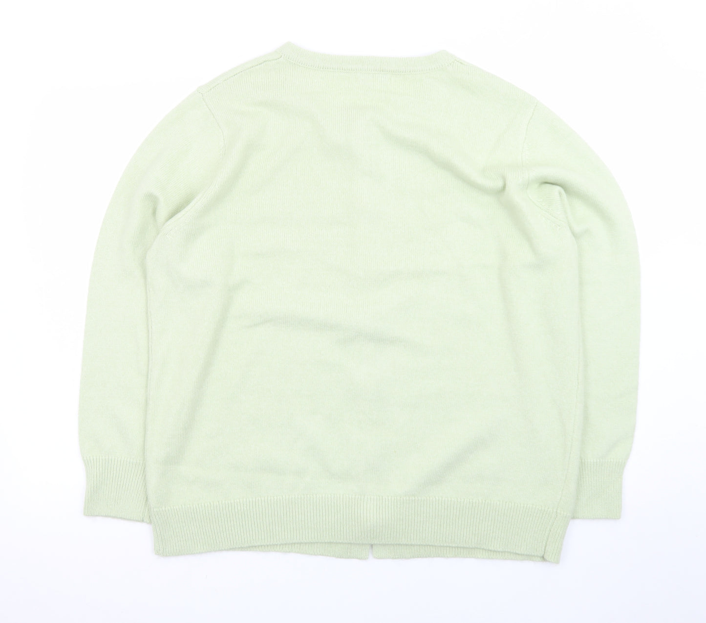 Bonmarché Women’s Green Cardigan Size 18 Bow Detail Acrylic Knit