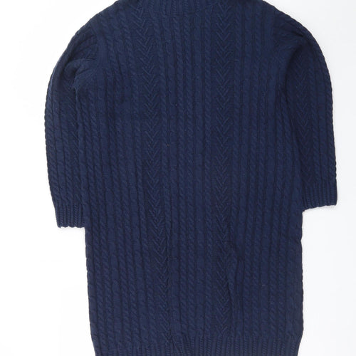 Marks and Spencer Women’s Navy Blue Knitted Jumper Dress Size L