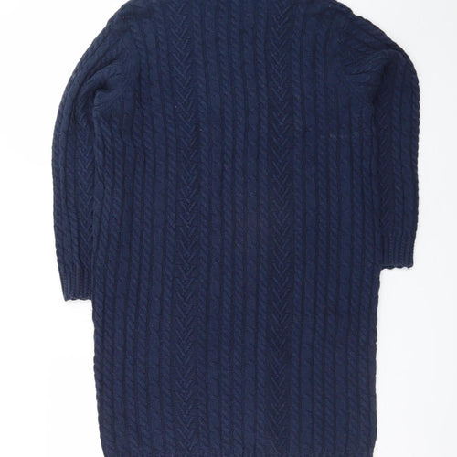 Marks and Spencer Women’s Navy Blue Knitted Jumper Dress Size L