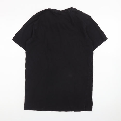 NICCE Mens Black Crew Neck Short Sleeve T-Shirt XS