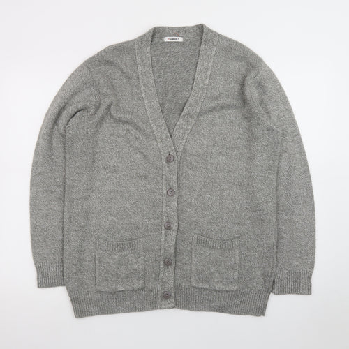 Damart Men's Grey Wool Blend Button Cardigan M Regular Fit