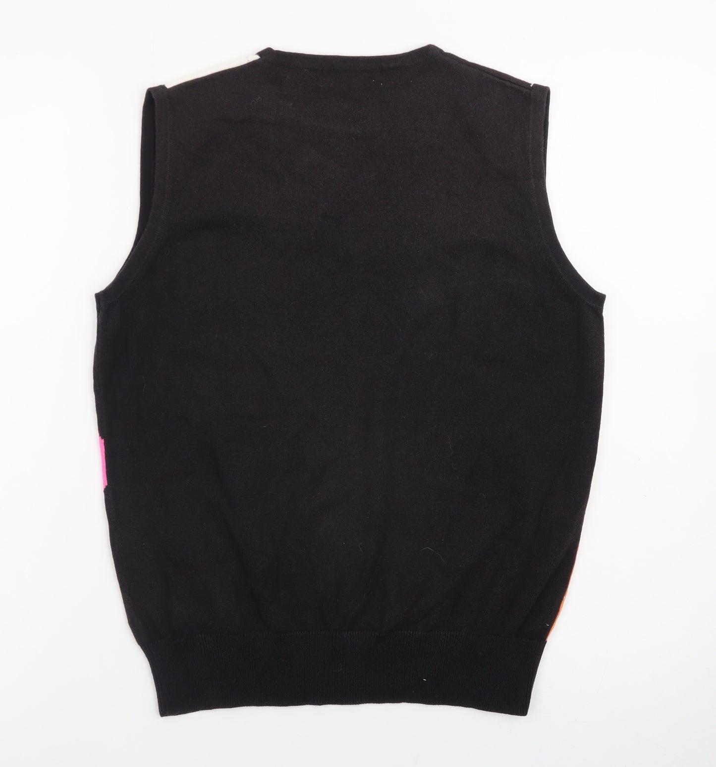 Daily Sports Men's Multicoloured Argyle V-Neck Golf Vest Size L