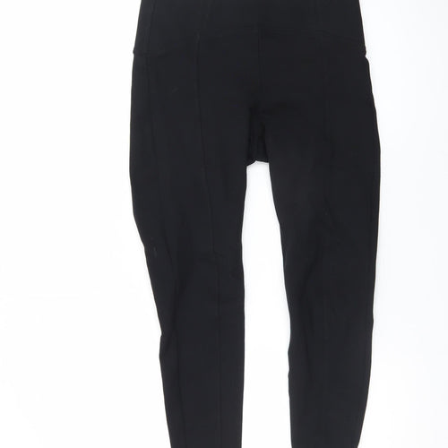 Marks and Spencer Womens Black Size 10 Ankle Leggings