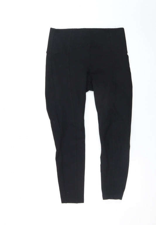 Marks and Spencer Womens Black Size 10 Ankle Leggings