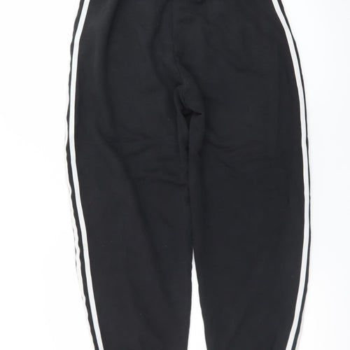 Adidas Women's Black Jogger Sweatpants UK 8 Tapered Fit