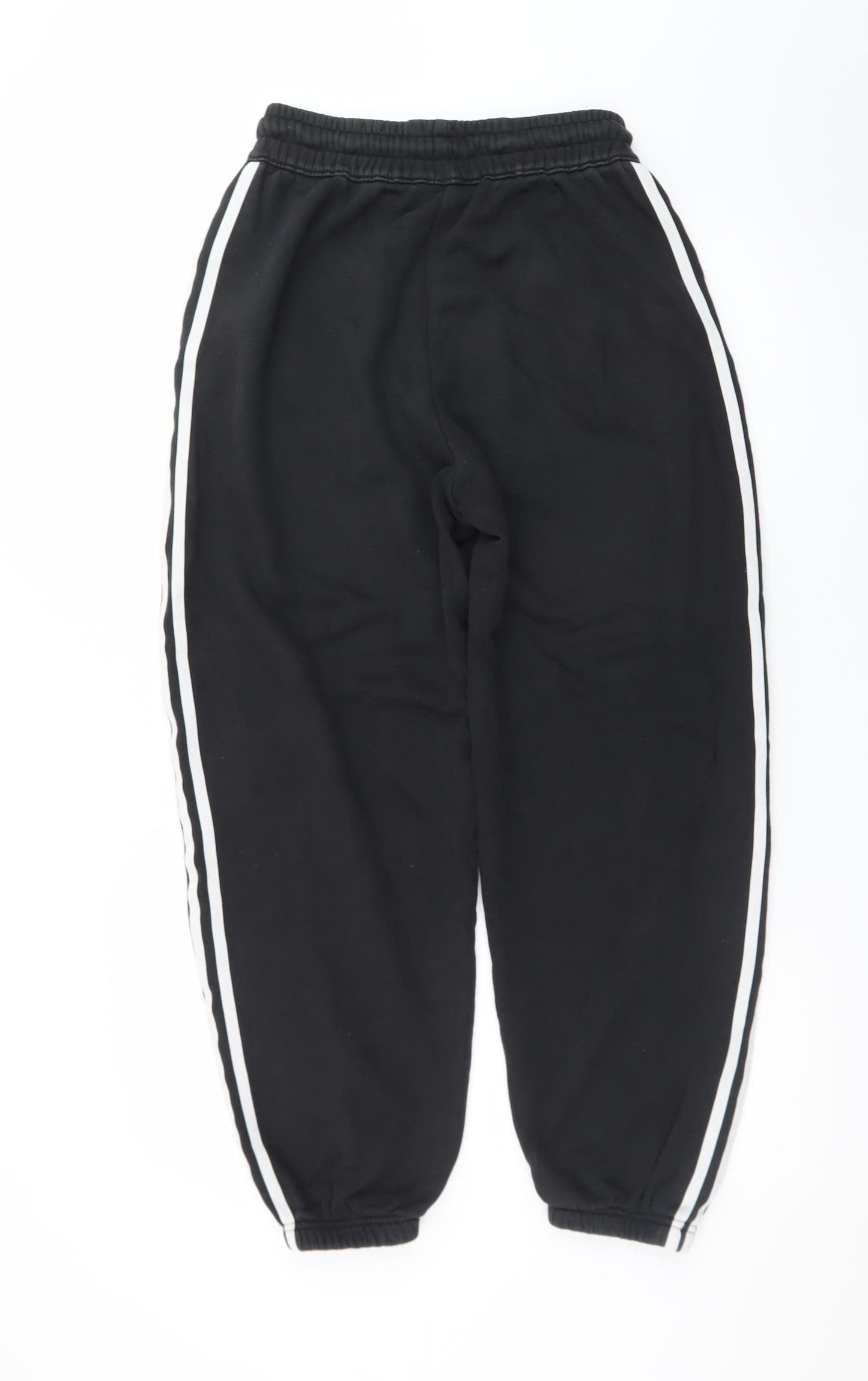 Adidas Women's Black Jogger Sweatpants UK 8 Tapered Fit