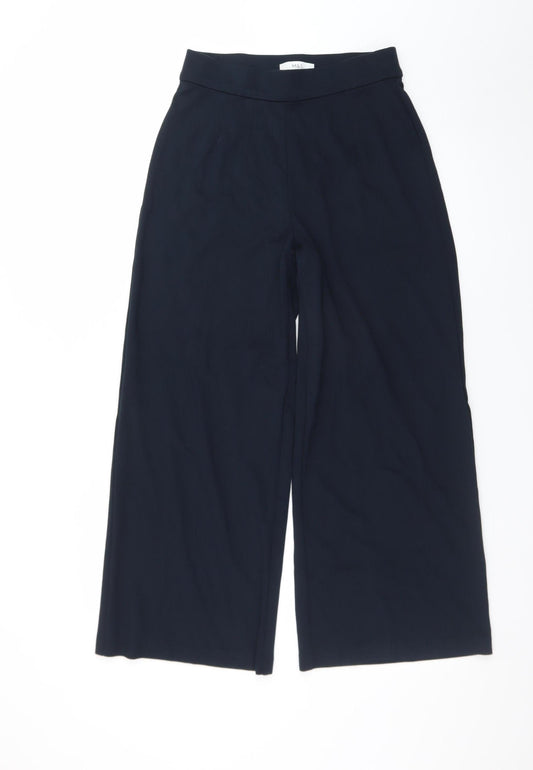 Marks and Spencer Women’s Black Wide-Leg Stretch Trousers Size 10