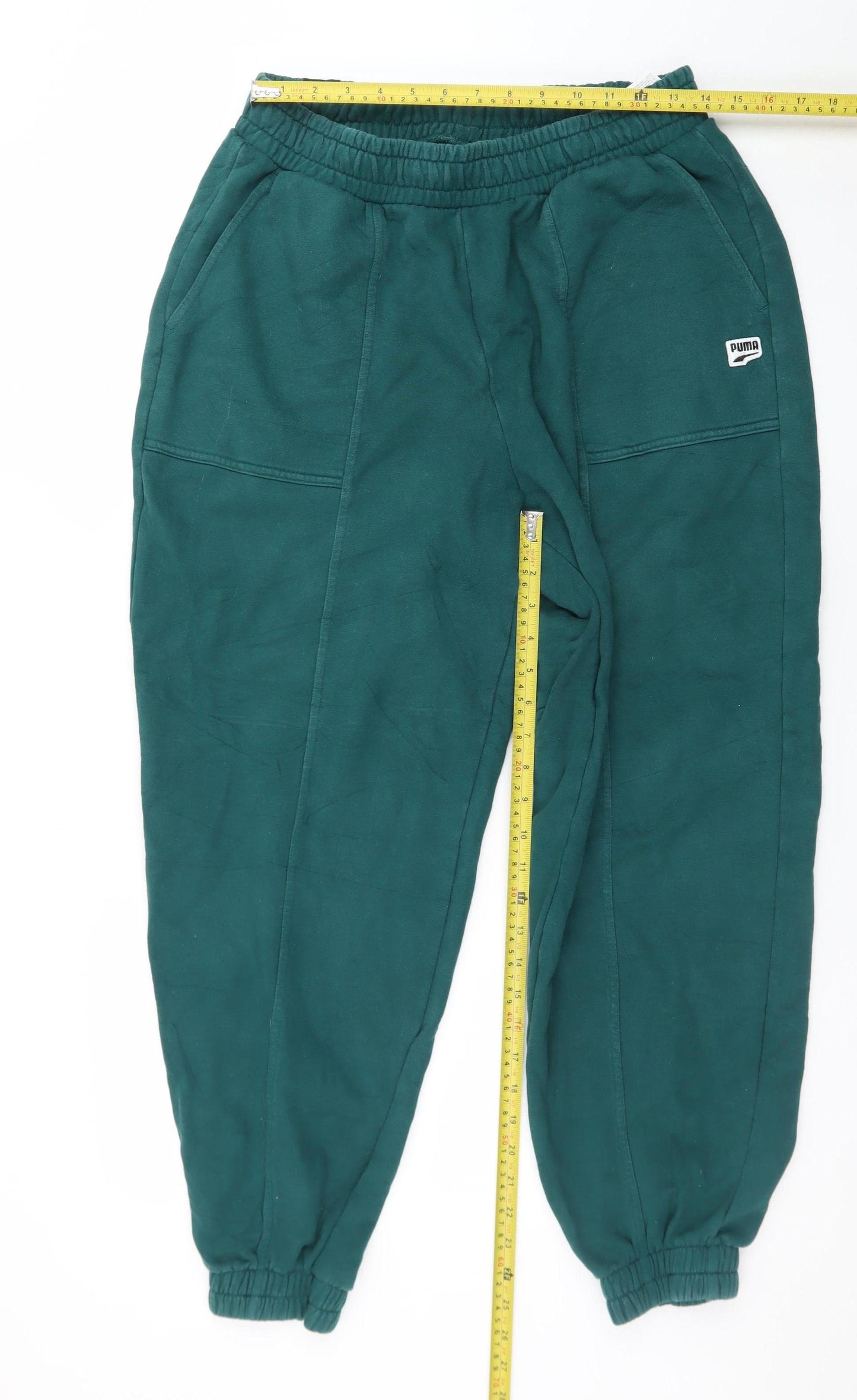 Puma Men's Green Jogger Sweatpants M Regular Fit