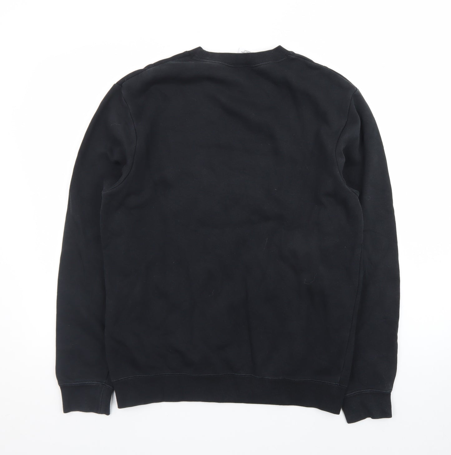 Nike Men Black Small Pullover Crew Neck Graphic Sweatshirt