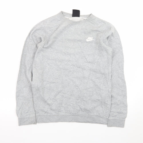 Nike Men's Grey XS Crew Neck Pullover Sweatshirt