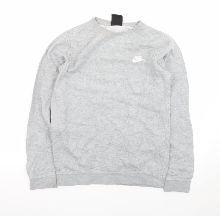 Nike Men's Grey XS Crew Neck Pullover Sweatshirt