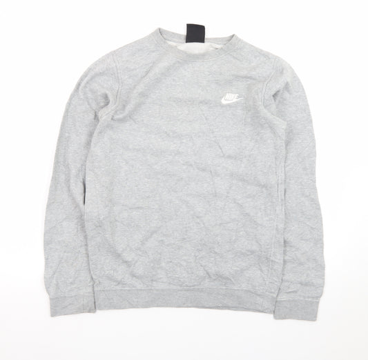 Nike Men's Grey XS Crew Neck Pullover Sweatshirt