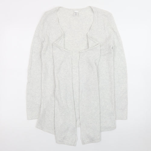 Gap Women’s Grey XS Lightweight Open Knit Cardigan