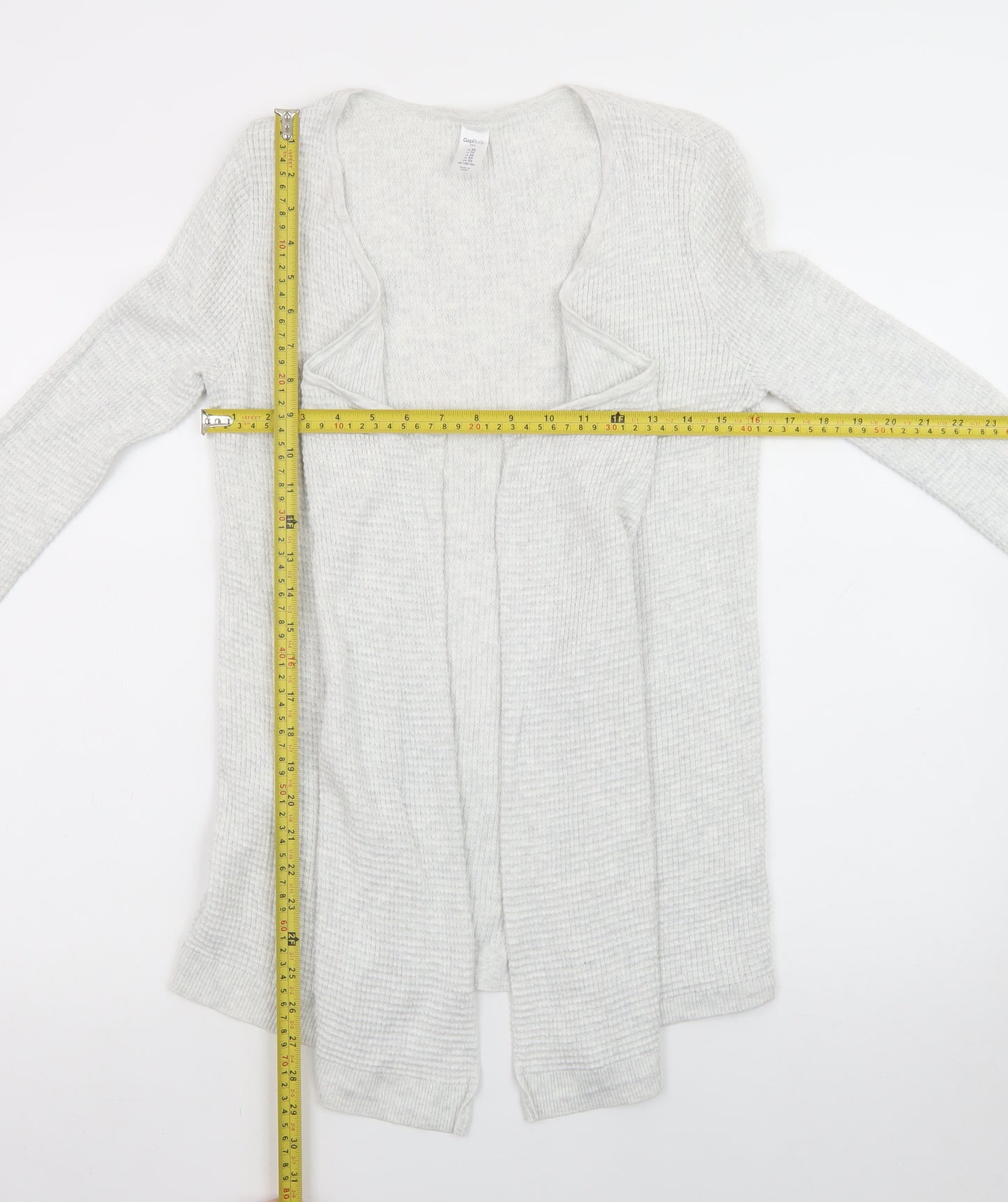 Gap Women’s Grey XS Lightweight Open Knit Cardigan