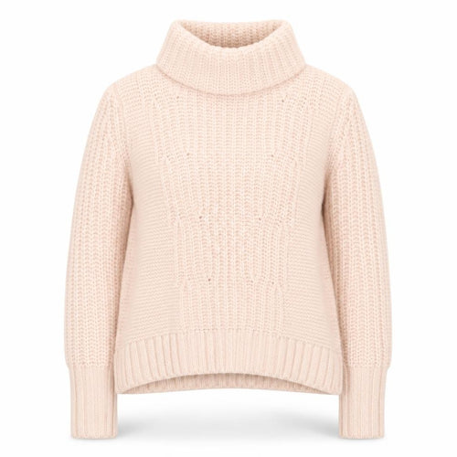 Banana Republic Women Beige Wool Blend Roll Neck Jumper M